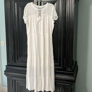 White summer dress